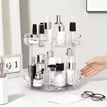 1Pc/Kitchen Rack Transparent Rotating Storage Rack Storage Multi-Layer Storage