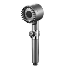 High Pressurised Filter Shower Head 3-mode Adjustable Spray with Massage Brush Rain Accessories