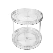 1Pc/Kitchen Rack Transparent Rotating Storage Rack Storage Multi-Layer Storage