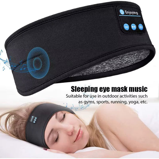 Bluetooth Earphones Sports Sleeping Headband Elastic Wireless Headphones Music Eye Mask Wireless Bluetooth Headset
