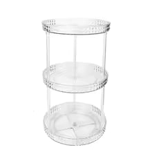 1Pc/Kitchen Rack Transparent Rotating Storage Rack Storage Multi-Layer Storage