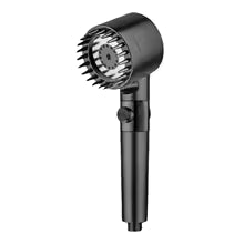 High Pressurised Filter Shower Head 3-mode Adjustable Spray with Massage Brush Rain Accessories